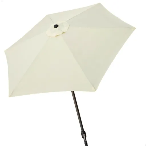 Parasol Aktive 270 x 235,5 x 270 cm Ø 270 cm Aço Alumínio Creme