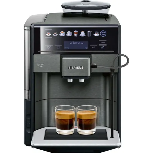 Cafeteira Superautomática Siemens AG TE657319RW Preto Cinzento 1500 W 2 Kopjes 1,7 L