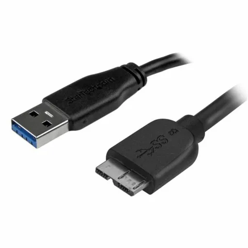 Cabo USB para Micro USB Startech USB3AUB2MS Preto