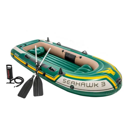 Barco Insuflável Intex Seahawk 3 Verde 295 x 43 x 137 cm