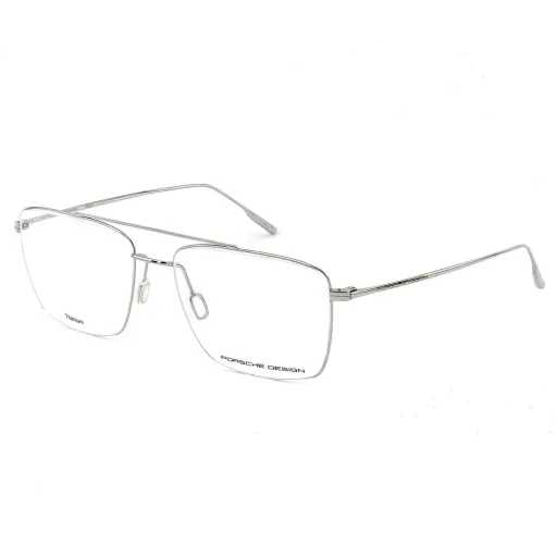 Armação de Óculos Homem Porsche Design P8381-C-57 Prateado ø 57 mm