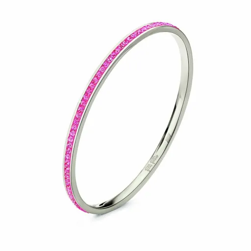 Pulseira Folli Follie 3B13F010D Cor de Rosa 17 cm