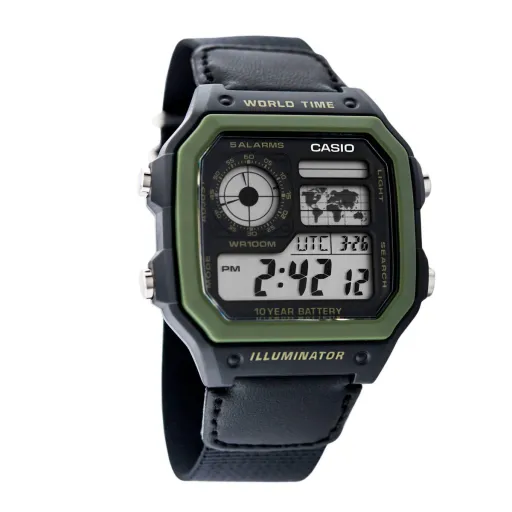 Relógio Masculino Casio AE-1200WHB-1BV (Ø 45 mm)