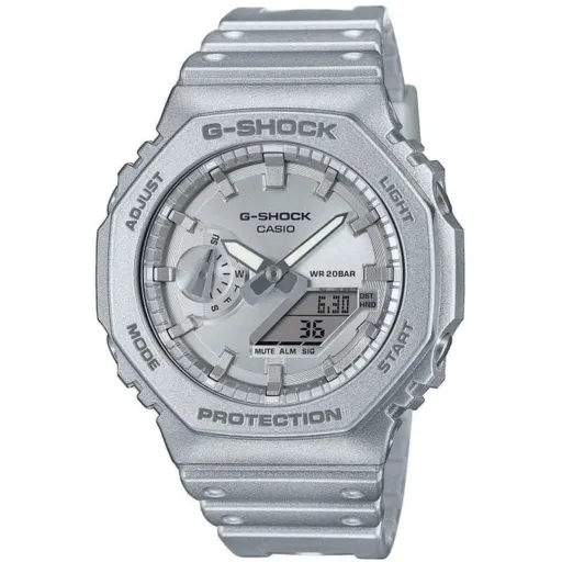 Relógio Masculino Casio GA-2100FF-8AER Prateado