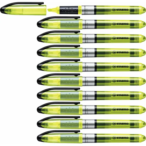 Marcador Fluorescente Stabilo Navigator Amarelo 10 Peças (1 Unidade)