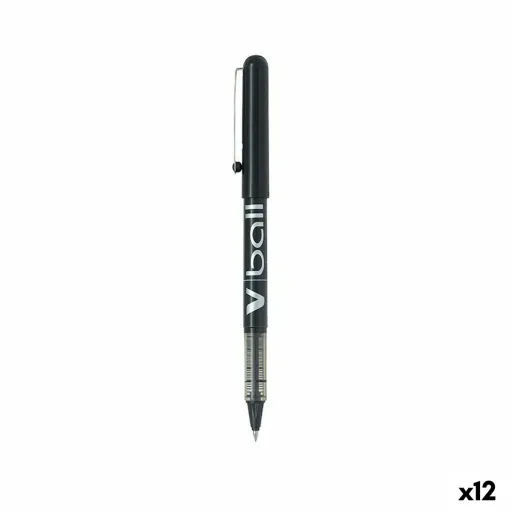 Caneta Roller Pilot V Ball 0,7 mm Preto (12 Unidades)