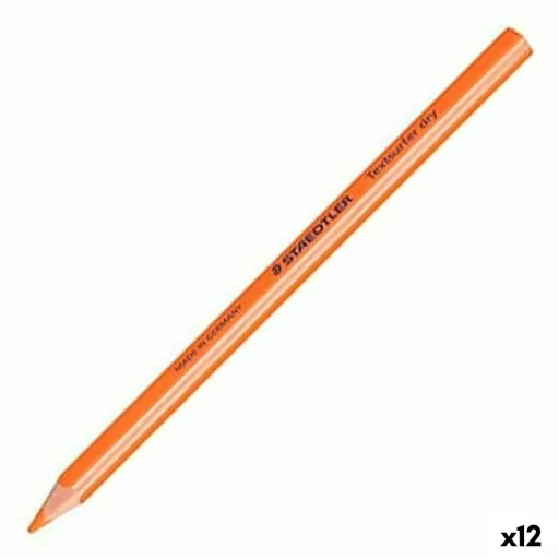 Marcador Fluorescente Staedtler Lápis Laranja (12 Unidades)