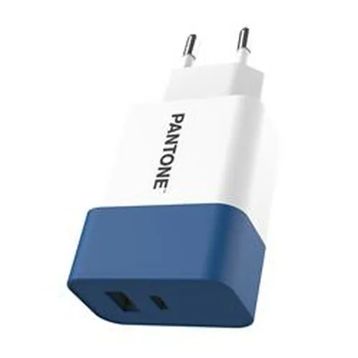 Carregador de Parede Pantone PT-PDAC02N Azul Branco 15 W