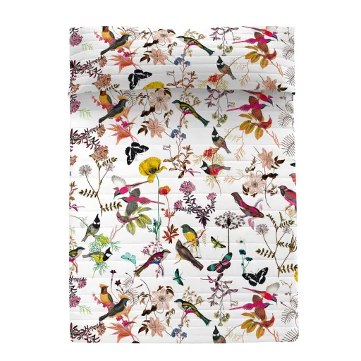 Colcha HappyFriday HF Birds of Paradise Multicolor 180 x 260 cm