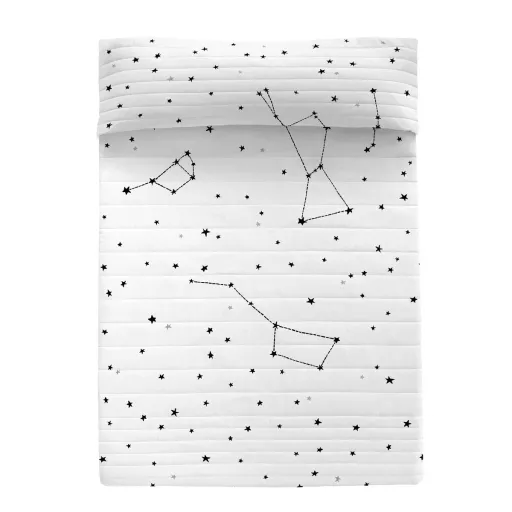 Colcha HappyFriday Blanc Constellation Multicolor 260 x 260 cm