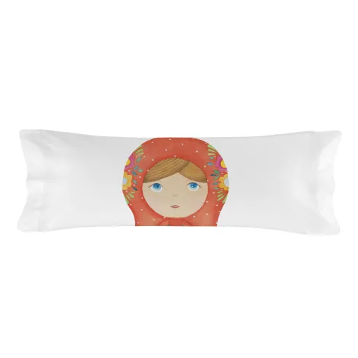 Capa de Almofada HappyFriday Baleno Teen Matryoshka Multicolor 45 x 110 cm