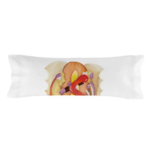 Capa de Almofada HappyFriday Baleno Teen Hotdog Multicolor 45 x 110 cm