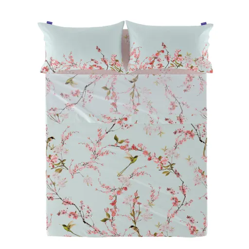 Lençol de Cima HappyFriday Chinoiserie  Multicolor 180 x 270 cm (Asiatico/Oriental)