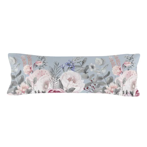 Capa de Almofada HappyFriday Soft Bouquet Multicolor 45 x 110 cm