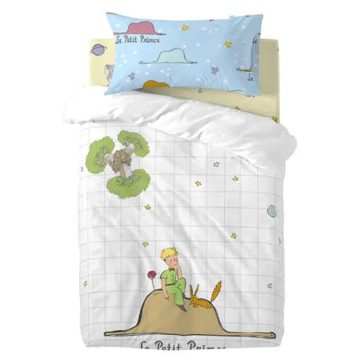 Conjunto de Capa de Edredom HappyFriday Le Petit Prince Imagination Multicolor Berço de Bebé 2 Peças