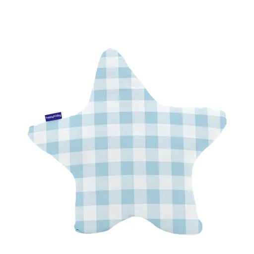 Almofada HappyFriday Basic Azul Estrela Vichy 50 x 50 cm