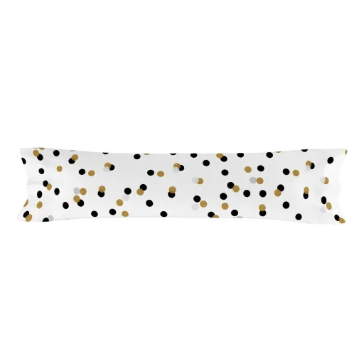 Capa de Almofada HappyFriday Blanc Golden Dots Multicolor 45 x 155 cm