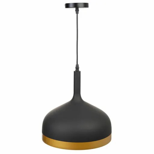 Candeeiro de Teto Alexandra House Living Preto Dourado