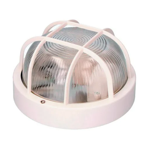 Luz de Parede EDM 34352 Tarragona Branco Cristal Plástico 40 W E27