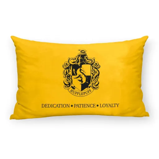 Capa de Travesseiro Harry Potter Hufflepuff Amarelo Multicolor 30 x 50 cm