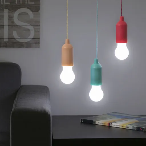 Lâmpada LED Portátil com Cordão Bulby InnovaGoods