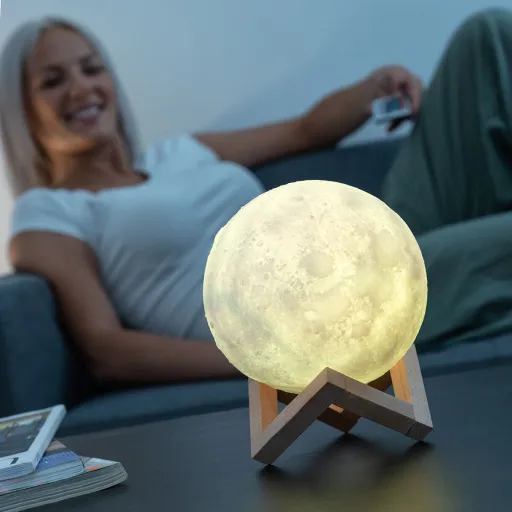 Lâmpada LED Recarregável Lua Moondy InnovaGoods