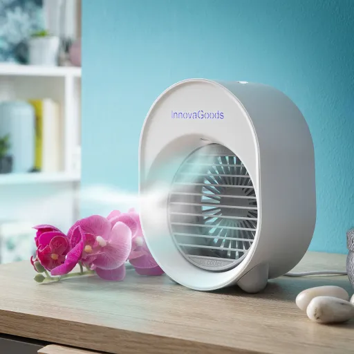 Mini Climatizador Humidificador por Ultrassons com LED Koolizer InnovaGoods