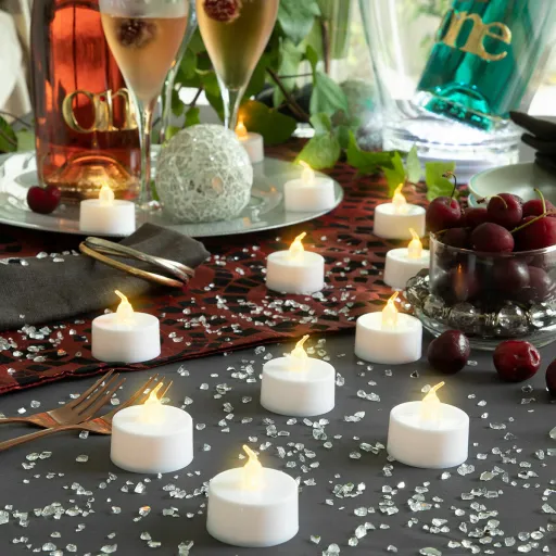 Conjunto de Velas de Chá LED Romandle InnovaGoods 12 Unidades