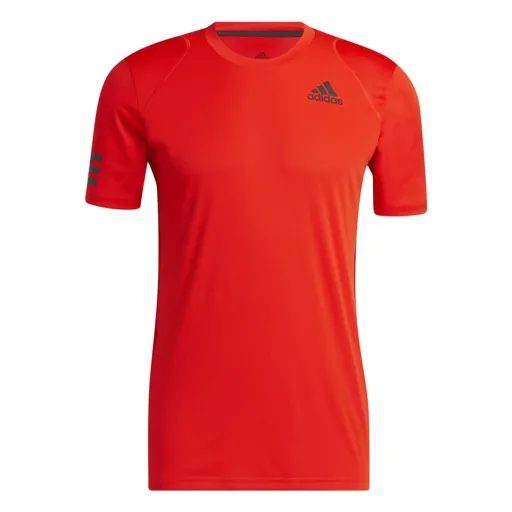 T-Shirt de Futebol Adidas CLUB 3STR TEE Vermelho