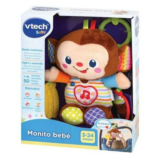 Peluche de Atividades para o Bebé Monito Bebé Vtech (ES)