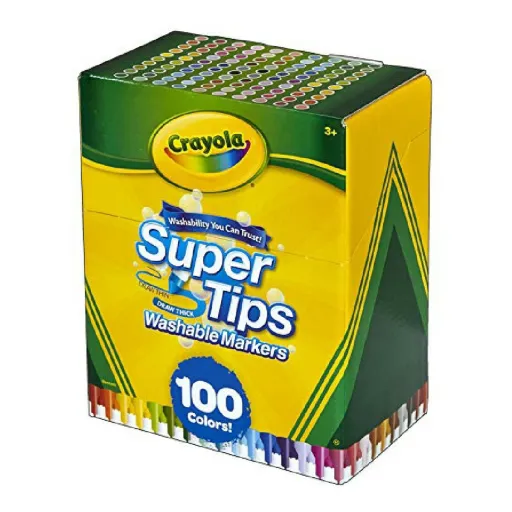 Conjunto de Canetas de Feltro Super Tips Crayola 58-5100 (100 Uds)