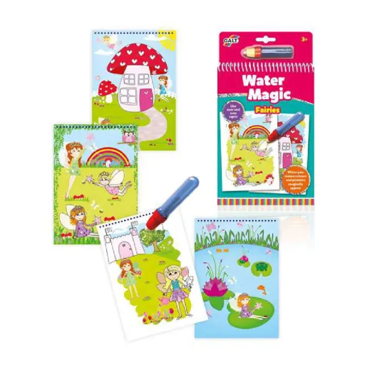 Bloco com Desenhos para Colorir Water Magic Diset A3079H