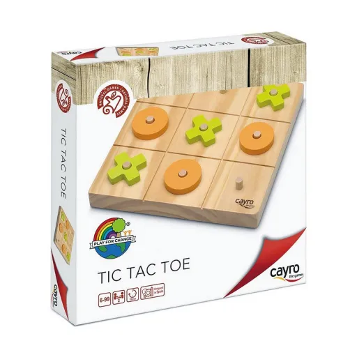 Jogo do Galo Cayro Tic Tac Toe 20 x 20 x 4 cm