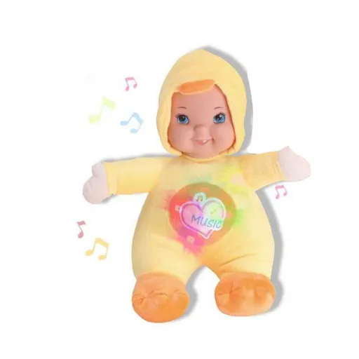 Boneca Bebé Reig Peluche Musical 35 cm Pato