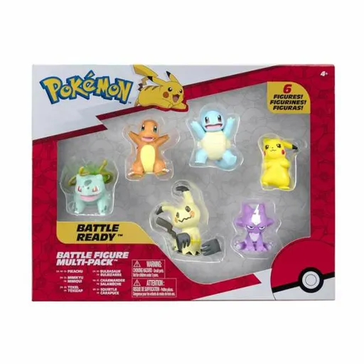 Conjunto de Figuras Pokémon Battle Ready 5 cm