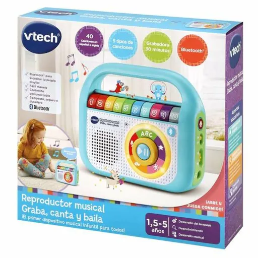 Brinquedo Musical Vtech Bluetooth Som Gravação