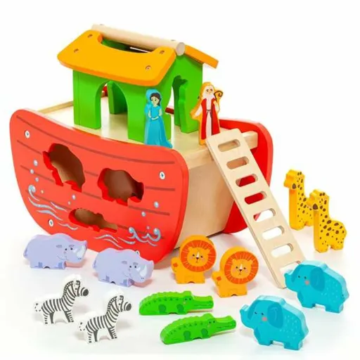 Playset Moltó Noah's Ark Madeira 17 Peças