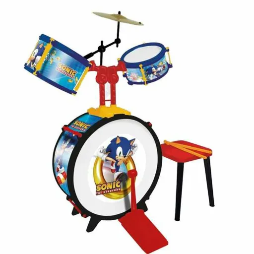 Bateria Musical Sonic Infantil