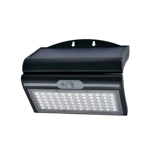 Luz de Parede EDM 31849 Preto 6 W 430 Lm 6500 lm Sensor de Movimento Solar (6500 K)