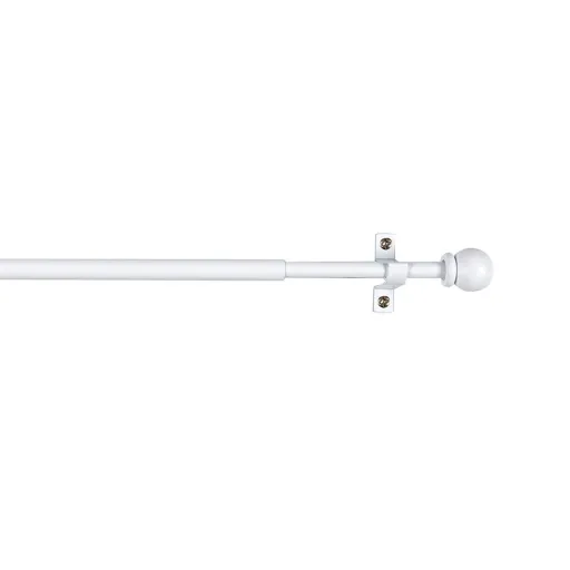 Varão Stor Planet Cintacor Esfera 120-215 cm Metal Branco