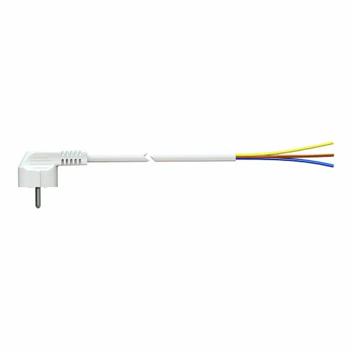 Cabo de Alimentação Solera 7000/5 Schuko 4,8 mm 250 V 16 A Branco 3 x 1,5 mm 5 m