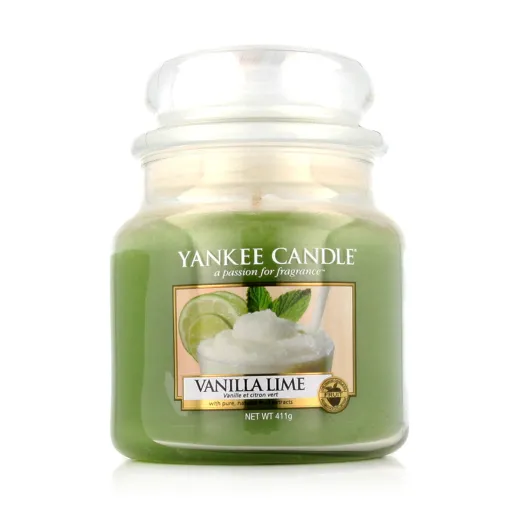 Vela Perfumada Yankee Candle Classic Medium Jar Candles Lima Baunilha 411 g