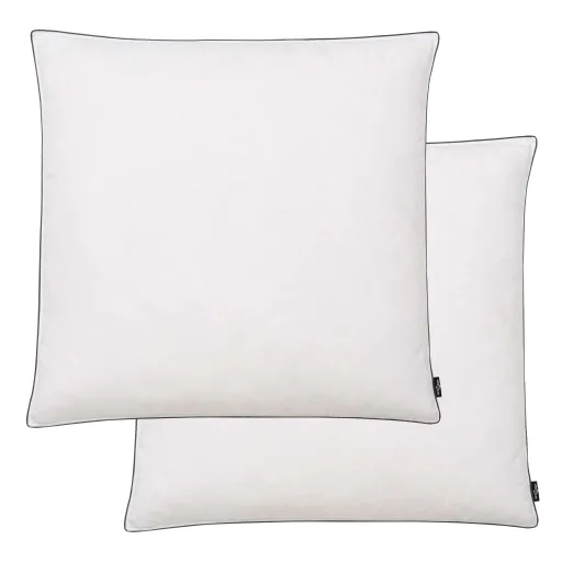 Almofadas   Enchimento de Penugem/Penas 80x80 cm Branco (2 pcs)