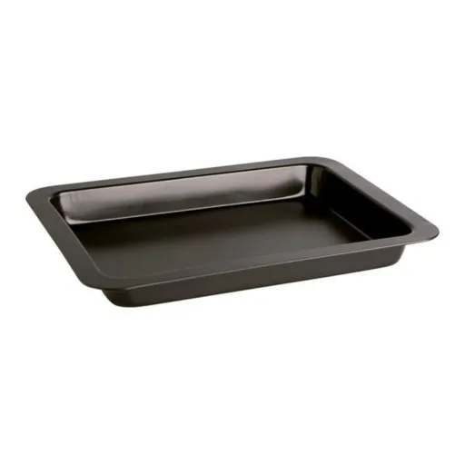 Bandeja para Forno Antiaderente Quid Sweet Grey Preto Aço Galvanizado 43 x 29 x 2 cm