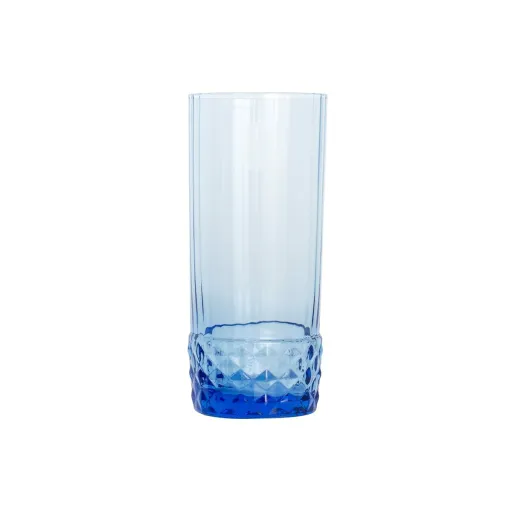 Conjunto de Copos Bormioli Rocco America'20s Azul Vidro 400 ml