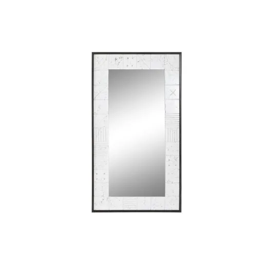 Espelho de Parede DKD Home Decor Branco Moderno 130 x 4 x 70 cm