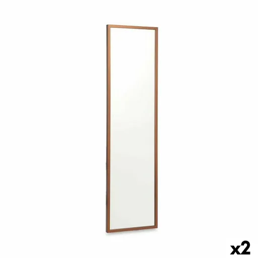 Espelho de Parede 82707 Bronze 30 x 120 cm Retangular (2 Unidades)