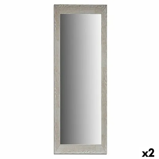 Espelho de Parede 77501 Branco 53,3 x 155 x 2 cm Madeira Retangular (2 Unidades)