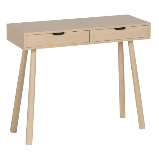 Consola Natural Madeira de Pinho Madeira MDF 90 x 35 x 75 cm