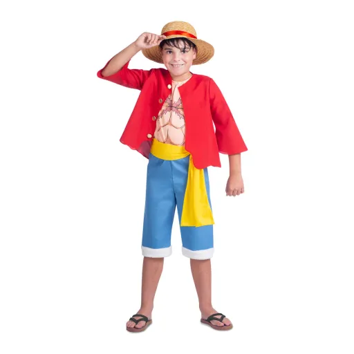 Fantasia para Crianças One Piece Luffy (5 Peças)